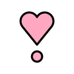 Heart Exclamation SVG Icon